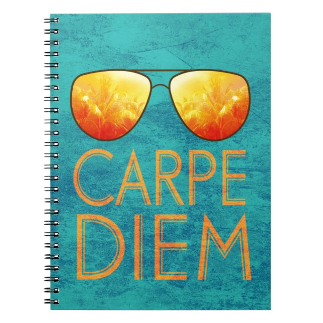 Carpe Diem Spiral Notebook (Front)