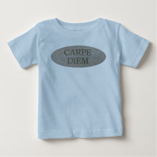 Carpe Diem Stone baby blue T-shirt