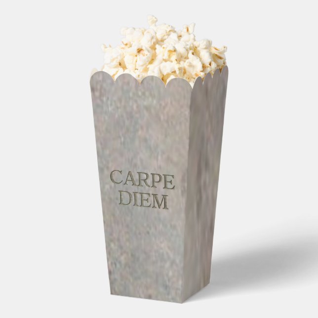 Carpe Diem Stone popcorn boxes (Popped)