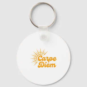 Carpe Diem Sunrise Premium Key Ring
