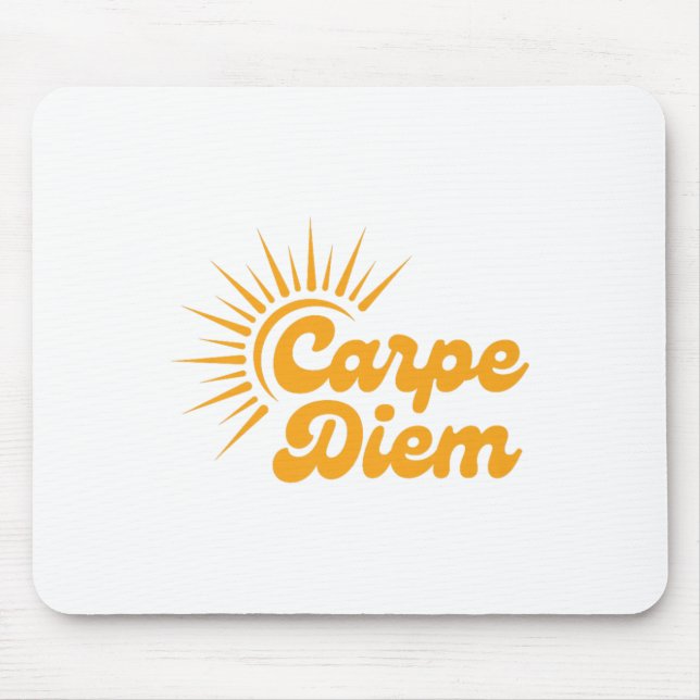 Carpe Diem Sunrise Premium  Mouse Pad (Front)