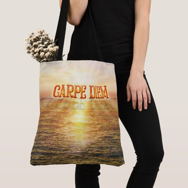 Carpe Diem Tote Bag (Close Up)