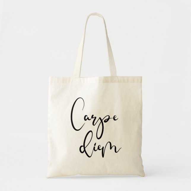 Carpe Diem Tote Bag (Front)