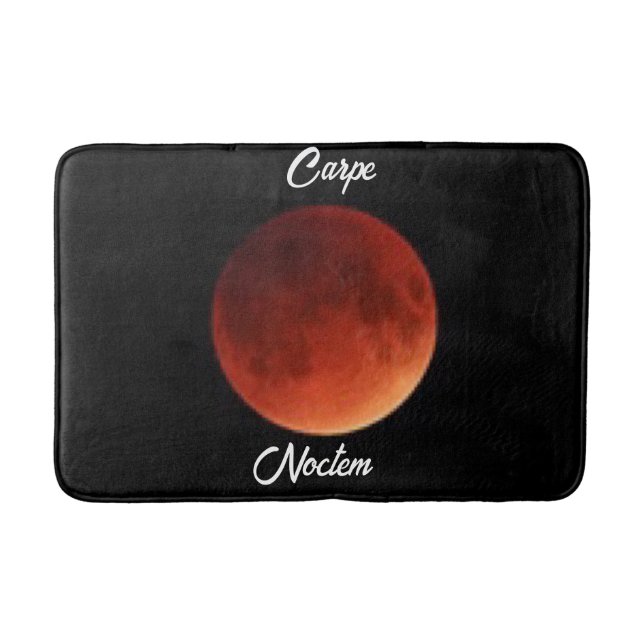 Carpe Noctem Bath Mat (Front)