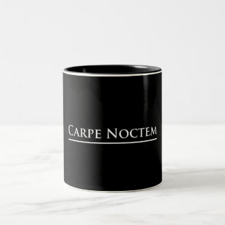 Carpe Noctem Two-Tone Coffee Mug