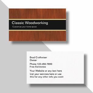 Carpenter Business Cards