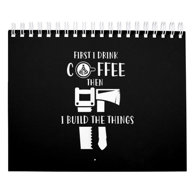 Carpenter Coffee And Woodworking Calendar (Cover)