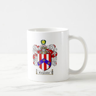 CARPENTER FAMILY CREST - CARPENTER COAT OF ARMS COFFEE MUG