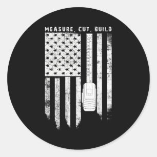 Carpenter For Classic Round Sticker