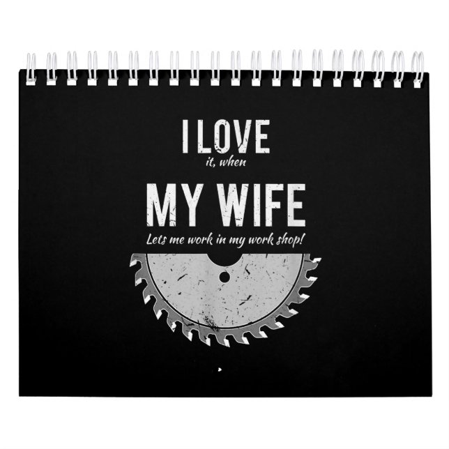 Carpenter  Funny Wood Working Gift Christmas Calendar (Cover)