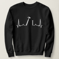 Carpenter Heartbeat Carpentry woodworking Gift