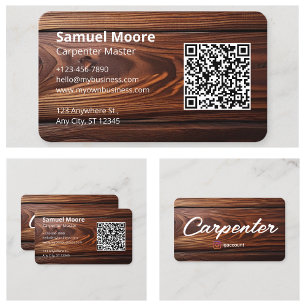 Carpenter Industry Business Card