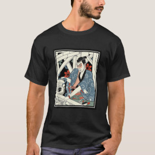 Carpenter Japanese Samurai Warrior Armour Sword Fi T-Shirt