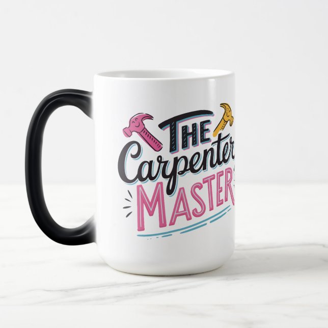 Carpenter job master  magic mug (Left)