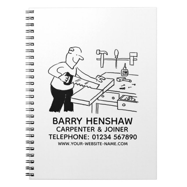 Carpenter & Joiner Promotional Notebook (Front)