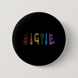 Carpenter LGBT Rainbow Woodworker Cabinetmaker 6 Cm Round Badge