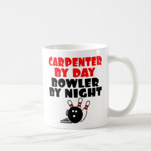 Carpenter Loves Bowling Coffee Mug