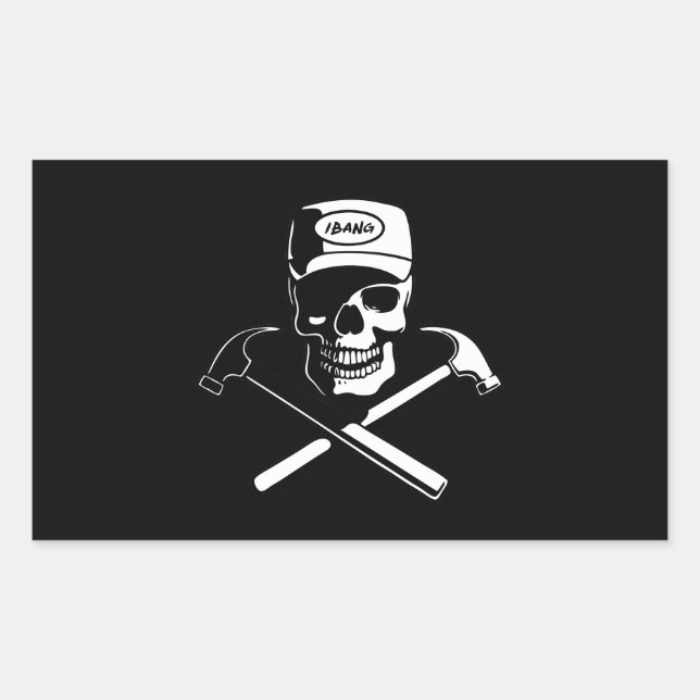Carpenter of the Caribbean Rectangular Sticker (Front)