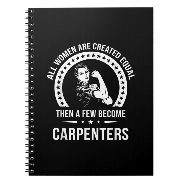 Carpenter Shirt for Women  Carpenter Notebook (Front)