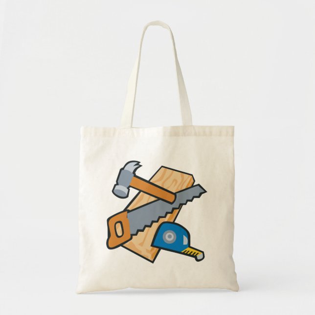 Carpenter Tools Tote Bag (Front)