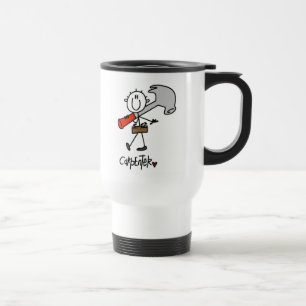 Carpenter With Hammer Travel Mug