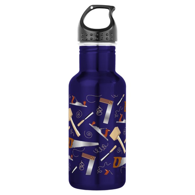 Carpenter Woodworking Home Improvement Themed 532 Ml Water Bottle (Front)