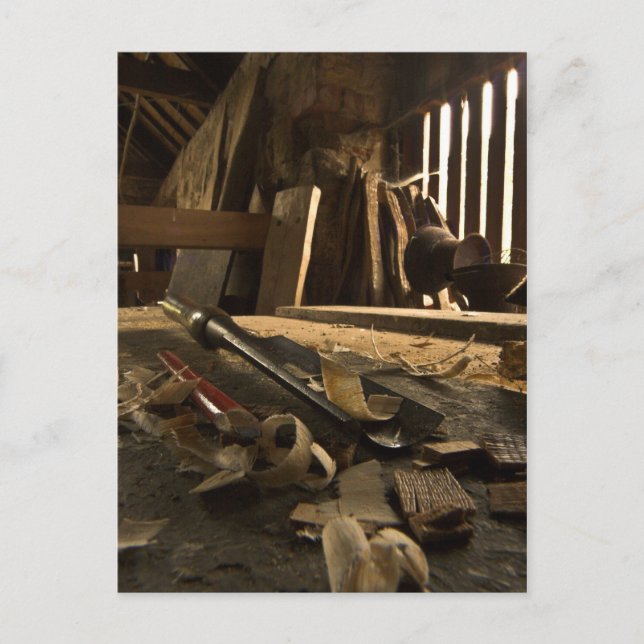Carpenters  Busy Workshop Postcard (Front)