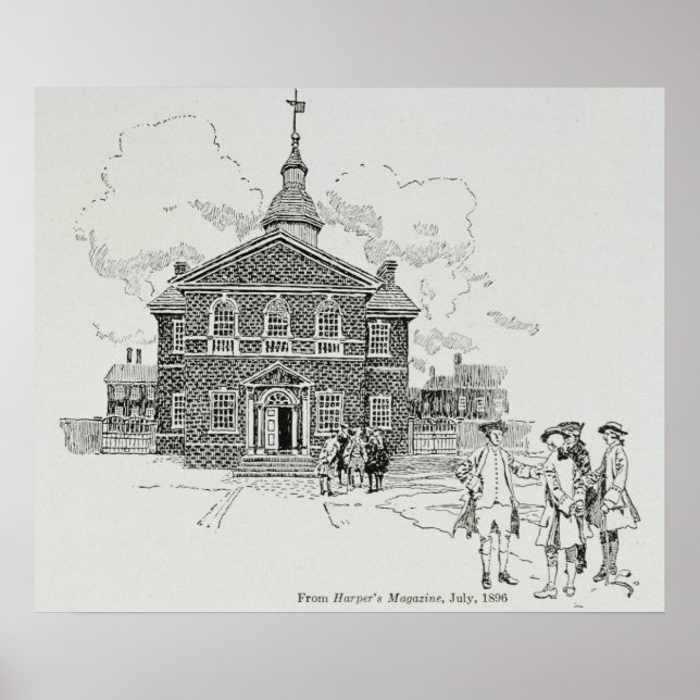 Carpenter's Hall Philadelphia Poster (Front)