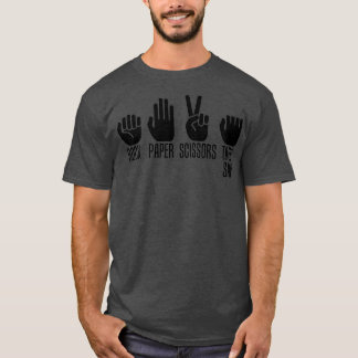 Carpenters  Rock Paper Scissor Table Saw Gift T-Shirt