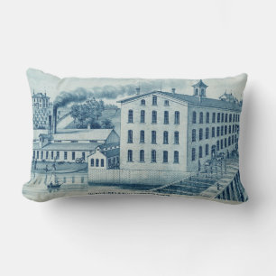 Carpentersville Illinois 1871 Illinois Iron n Bolt Lumbar Cushion