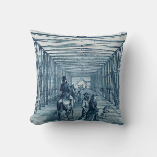 Carpentersville Illinois Iron Bridge City View 187 Cushion