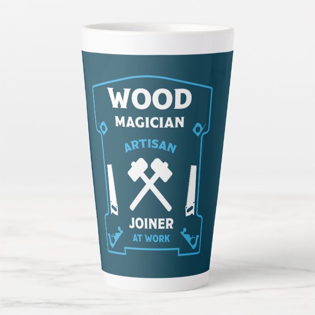 Carpentry And Joinery Gift Latte Mug (Front)