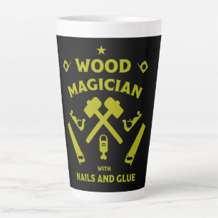 Carpentry And Woodworking Latte Mug