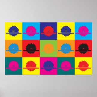 Carpentry Pop Art Poster