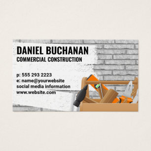 Carpentry Tools   Painted Brick Wall