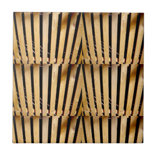 Carpentry: Wooden Fence Posts, Tile