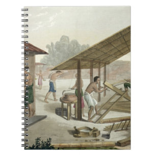 Carpentry Workshop in Kupang, Timor, plate 6 from Spiral Notebook