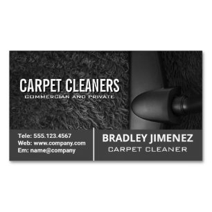 Carpet Cleaner Vacuuming Machine Magnetic Business Card