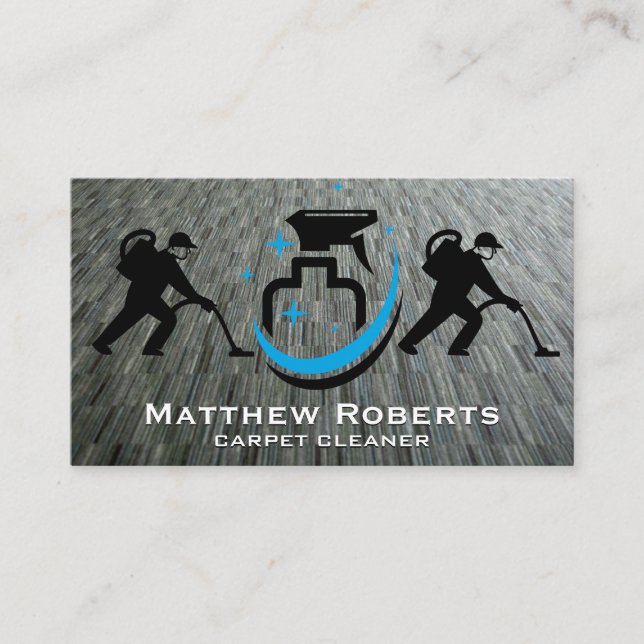 Carpet Cleaners | Cleaning Spray Business Card (Front)