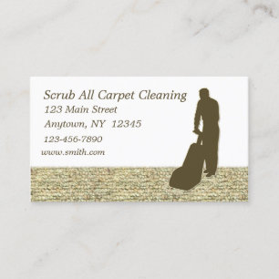 Carpet Cleaning Business Card