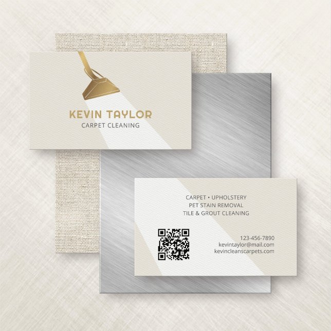 Carpet Cleaning Business Card (Creator Uploaded)