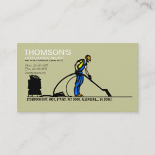 Carpet Cleaning Business Card