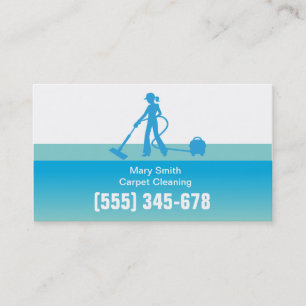 Carpet Cleaning Business Card Template