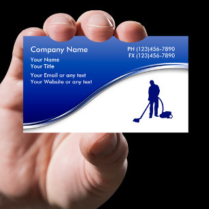 Carpet Cleaning Business Cards