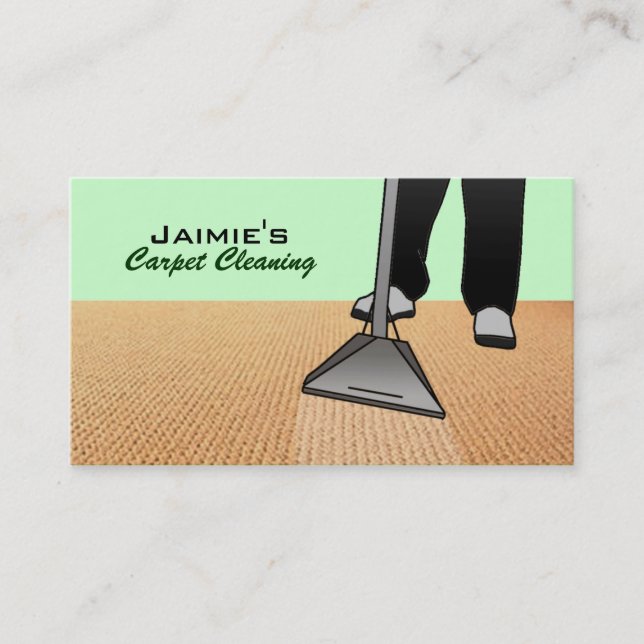 Carpet Cleaning Business Cards (Front)