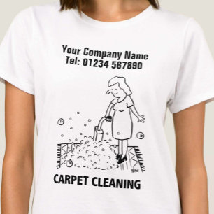 Carpet Cleaning Cartoon T-Shirt
