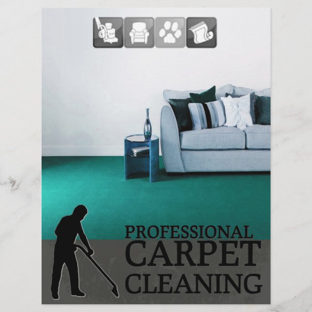 Carpet Cleaning Service Flyer (Front)