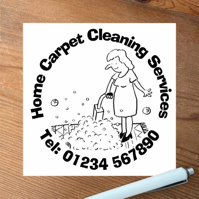 Carpet Cleaning Services Rubber Stamp (Creator Uploaded)