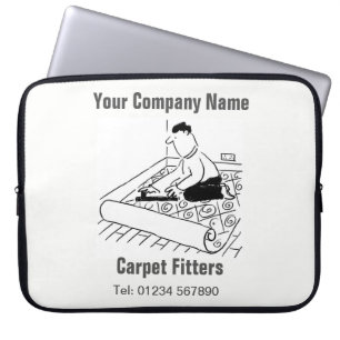 Carpet Fitter Laptop Computer Sleeve