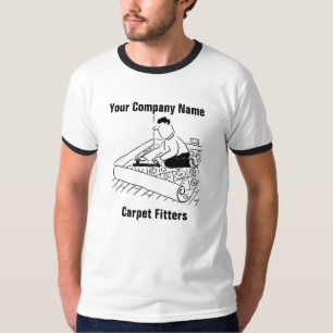 Carpet Fitting Services Cartoon T-Shirt